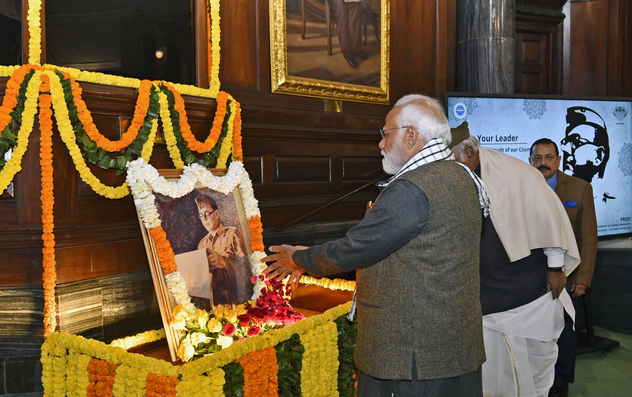 PM Modi pays tribute to Netaji Subhas Chandra Bose on Parakram Diwas