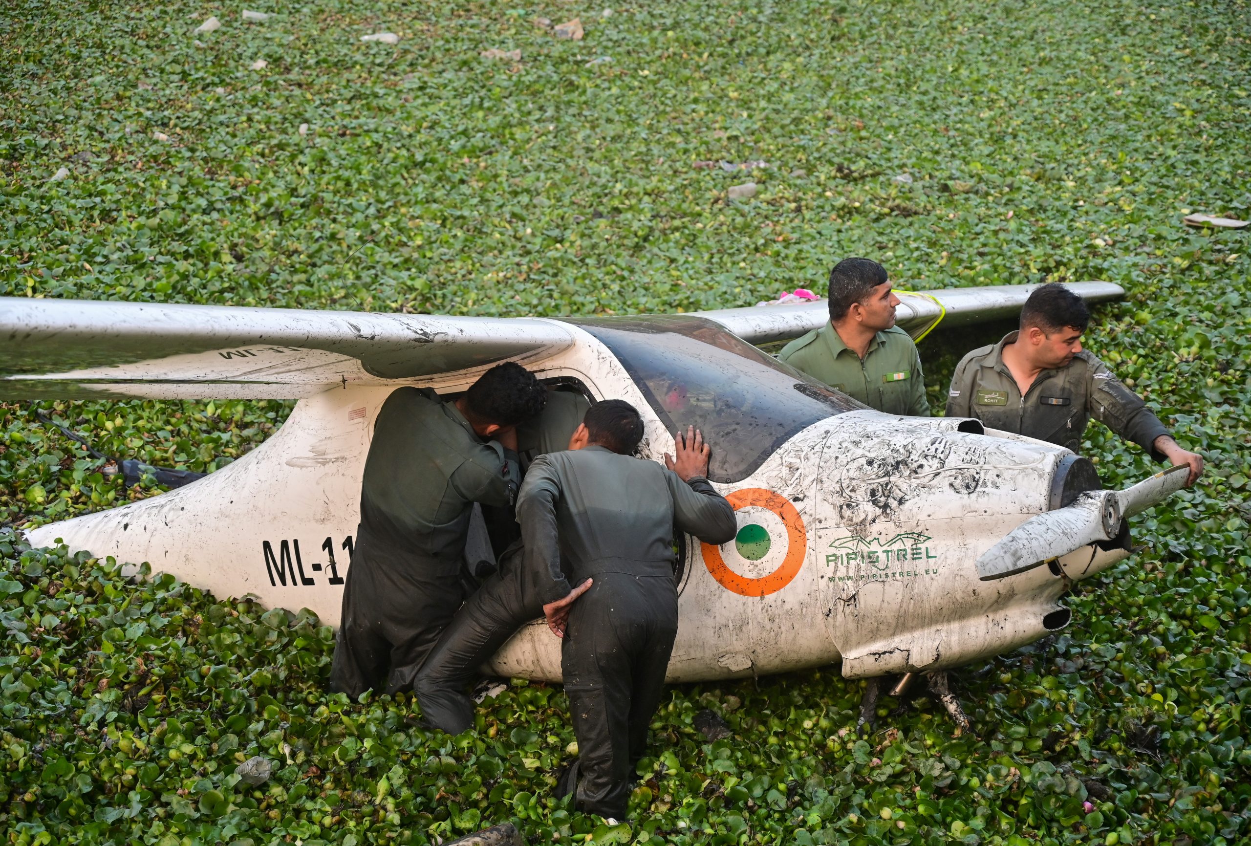 IAF’s microlite aircraft force-lands near Prayagraj, pilots safe