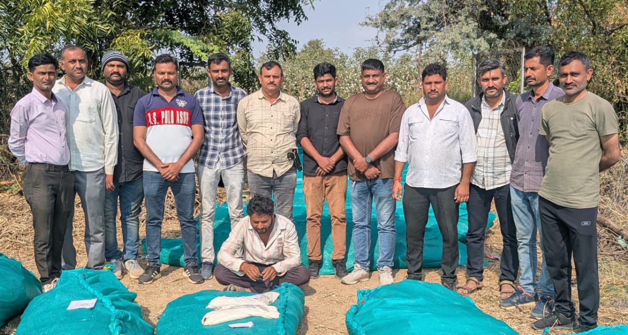 સુરેન્દ્રનગર જિલ્લાના સાયલામાંથી 17 કરોડ 54 લાખ રૂપિયાથી વધુનો માદક પદાર્થ ઝડપાયો