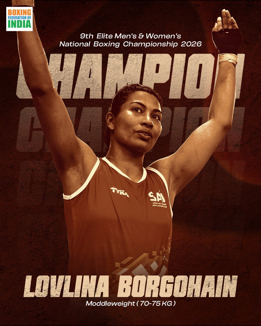 নয়ডায় অনুষ্ঠিত জাতীয় বক্সিং চ্যাম্পিয়নশিপ ২০২৬-এ মহিলাদের ৭৫ কেজি বিভাগে লভলিনা বরগোহাঁই এবং ৫২ কেজি বিভাগে নিখাত জারিন শিরোপা জিতেছেন।