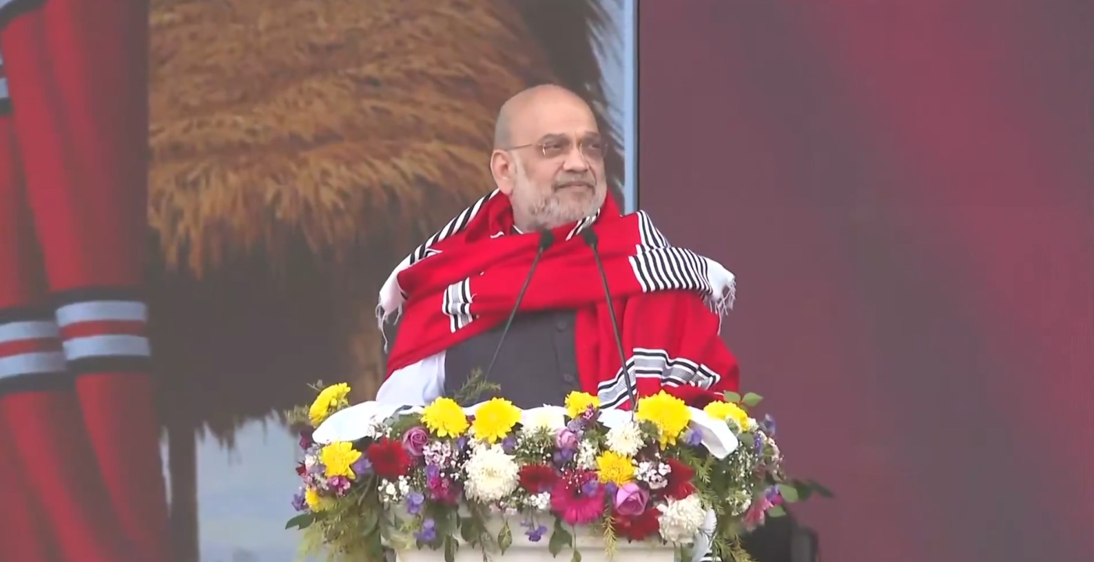 Union Home Minister attends Takam Mising Porin Kebang Youth Festival as chief guest at Dhemaji district 