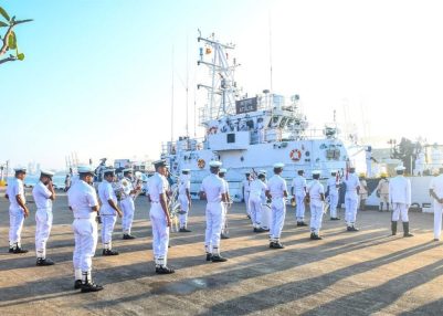ICGS Varaha & Atulya arrive at Port of Colombo for official visit 