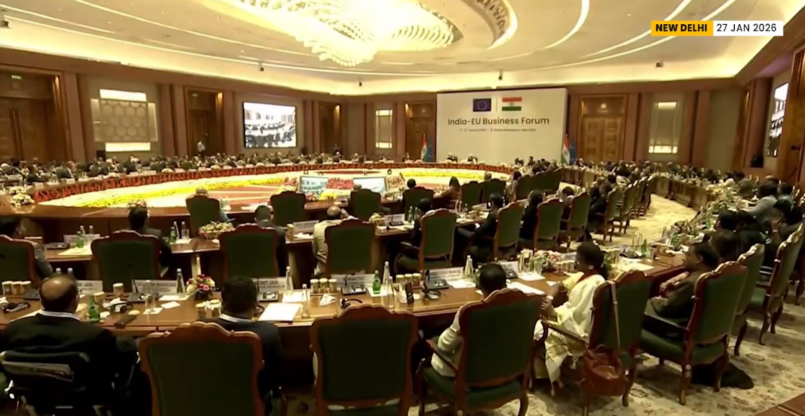 PM Modi chairs India-EU Business Forum along with President of European Commission, Ursula von der Leyen