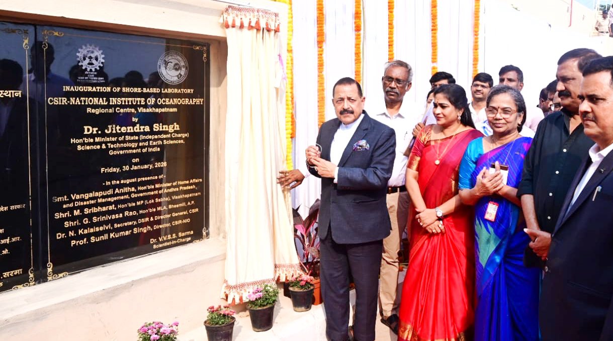 Union Minister Jitendra Singh inaugurates Shore-Based Laboratory of CSIR-NIO in Visakhapatnam