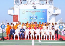 Indian Coast Guard, Japan Coast Guard conduct joint HNS response drill onboard ICGS Samudra Prahari in Mumbai