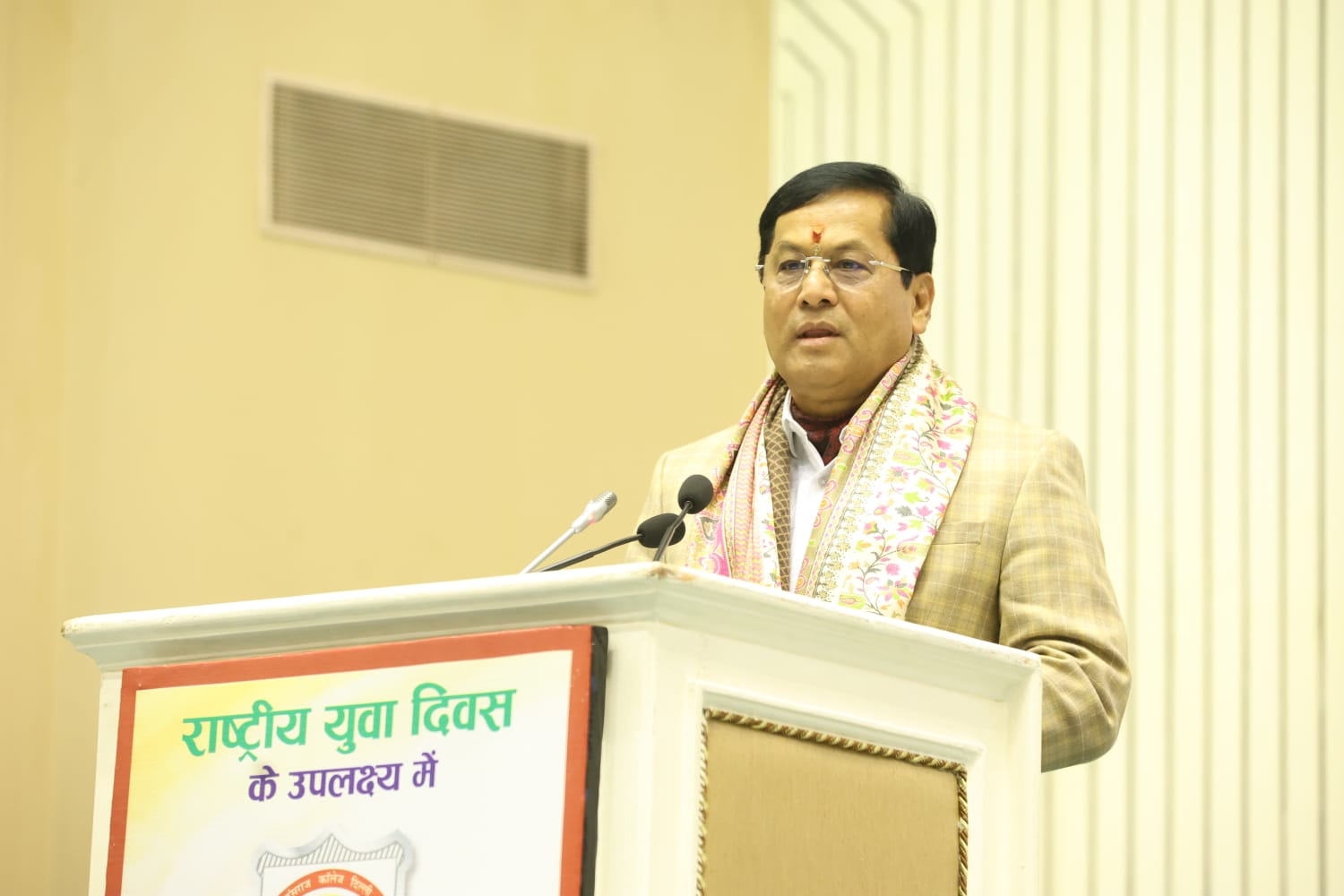 युवाओं का आत्मविश्वास, नवाचार और महत्वाकांक्षा भारत के निर्माण की दिशा में एक निर्णायक बदलाव को दर्शाती है: सरबानंदा सोनोवाल