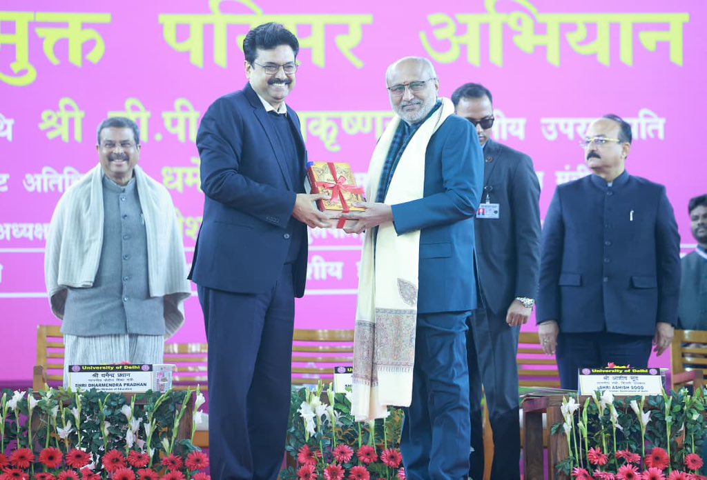 VP Radhakrishnan urges youth to be drug-free for a Viksit Bharat