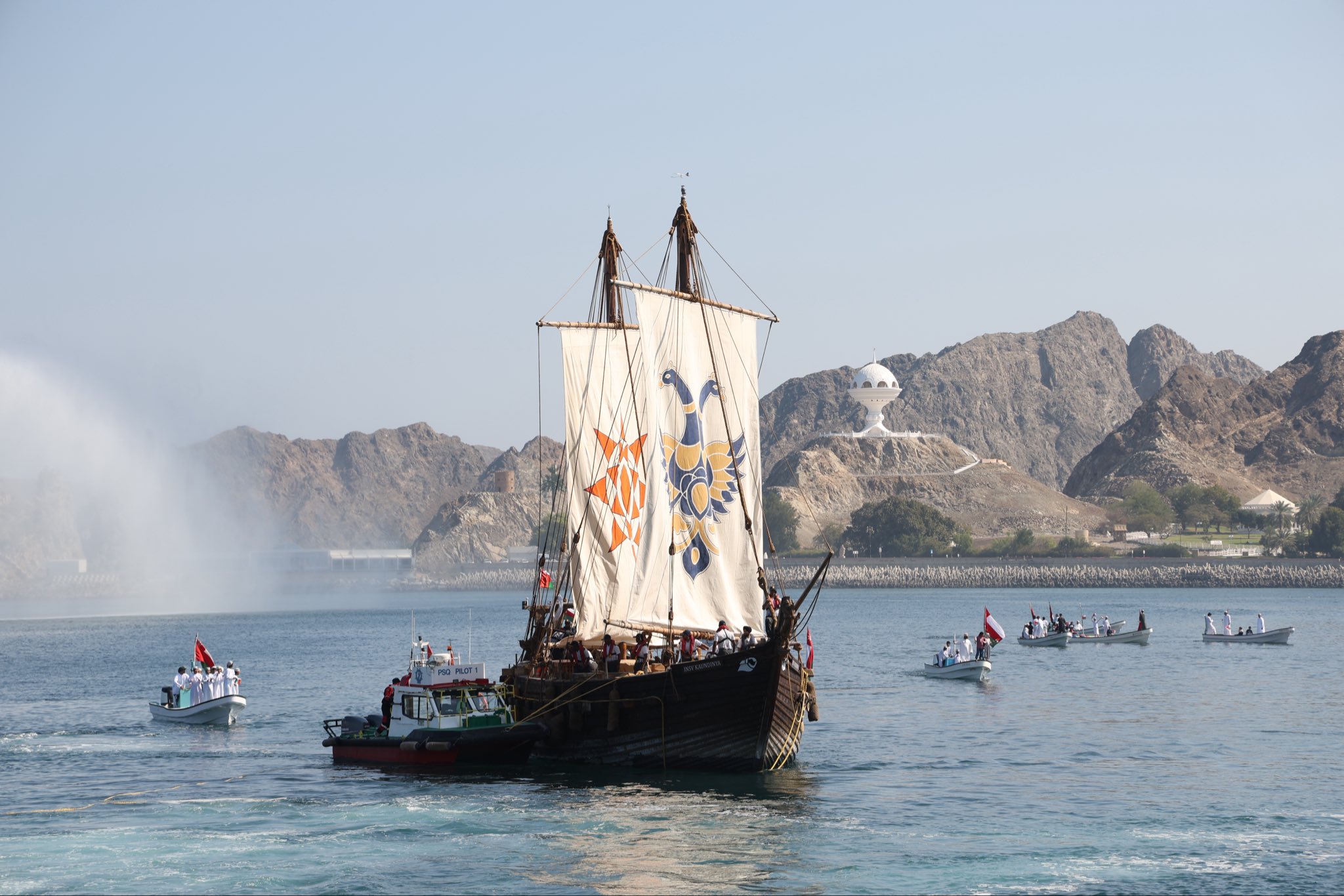 INSV Kaundinya arrives in Muscat, symbolising friendship between India and Oman