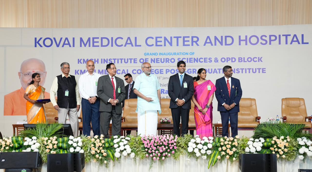 उपराष्ट्रपति ने कोयंबटूर में नई चिकित्सा सुविधाओं का उद्घाटन किया