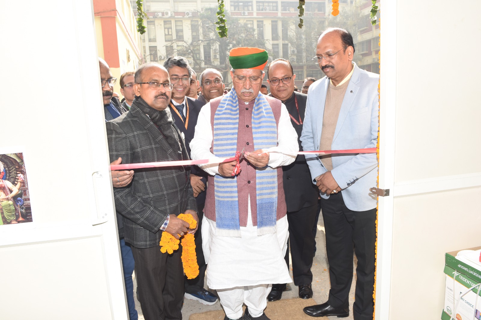 केन्द्रीय मंत्री अर्जुन राम मेघवाल ने आंतरिक मुद्रण इकाई का उद्घाटन किया