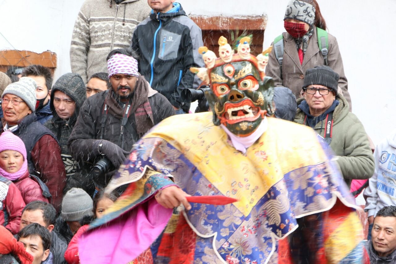 লাদাখে, স্পিথুক মঠে দুই দিনের বার্ষিক সন্ন্যাস উৎসব আজ থেকে শুরু হয়েছে