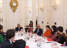 EAM Dr S Jaishankar interacts with participants of French-Indian Young Talents Program in Paris