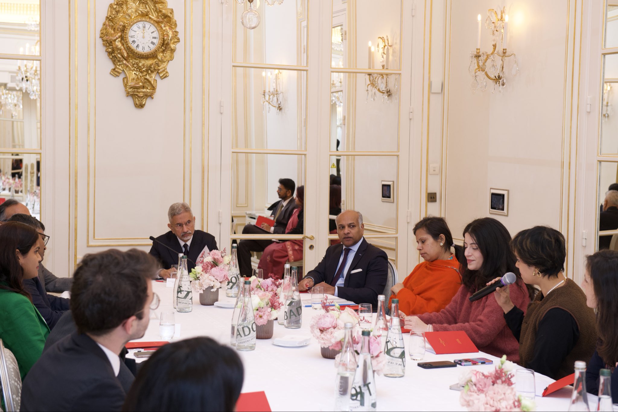 EAM Dr S Jaishankar interacts with participants of French-Indian Young Talents Program in Paris