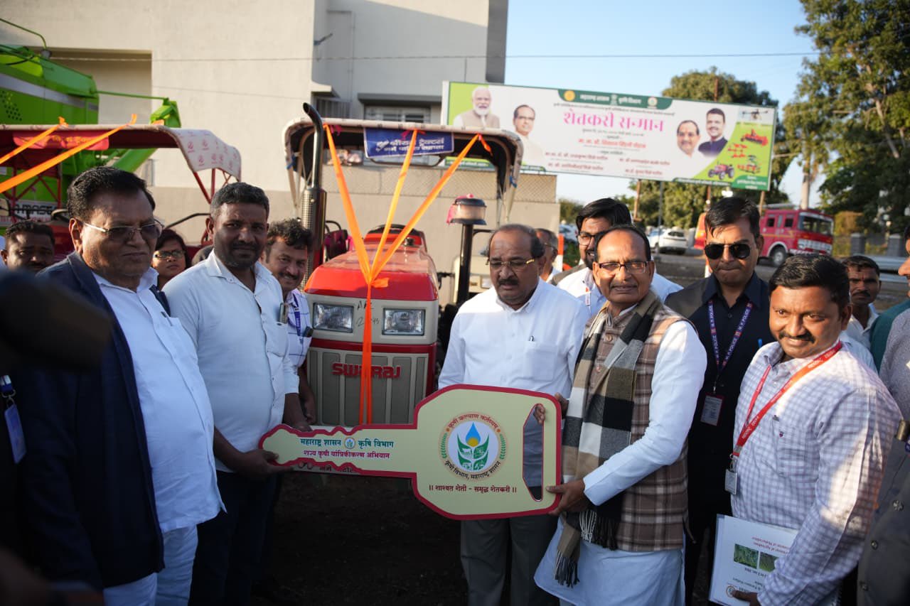 केंद्रीय कृषी आणि ग्रामविकास मंत्री शिवराज सिंह चौहान राज्याच्या दौऱ्यावर