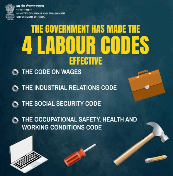 Centre notifies draft rules for four new Labour Codes, seeks public feedback