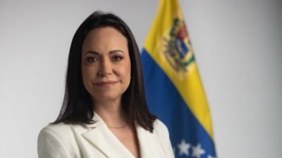 ভেনিজুৱেলাৰ স্বাধীনতাৰ সময় আহি পৰিছে বুলি দেশখনৰ বিৰোধী পক্ষৰ নেত্ৰী তথা শান্তিৰ ন’বেল বঁটা প্ৰাপক মাৰিয়া কোৰিনা মচাডোৰ মন্তব্য