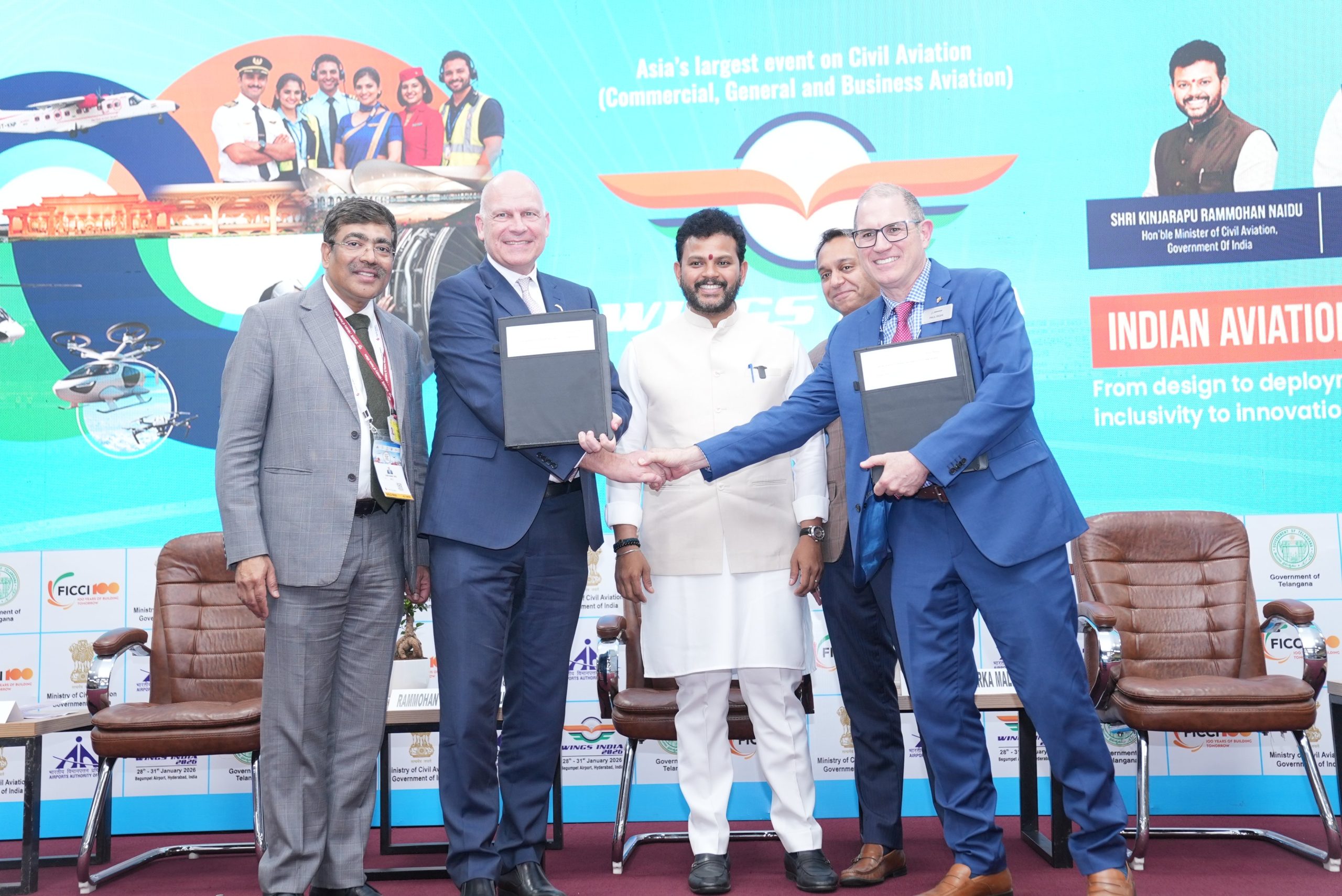 विंग्स इंडिया 2026 शिखर सम्मेलन में देश के विमानन भविष्य के लिए एक साहसिक दृष्टिकोण प्रस्तुत किया गया: केंद्रीय नागर विमानन मंत्री