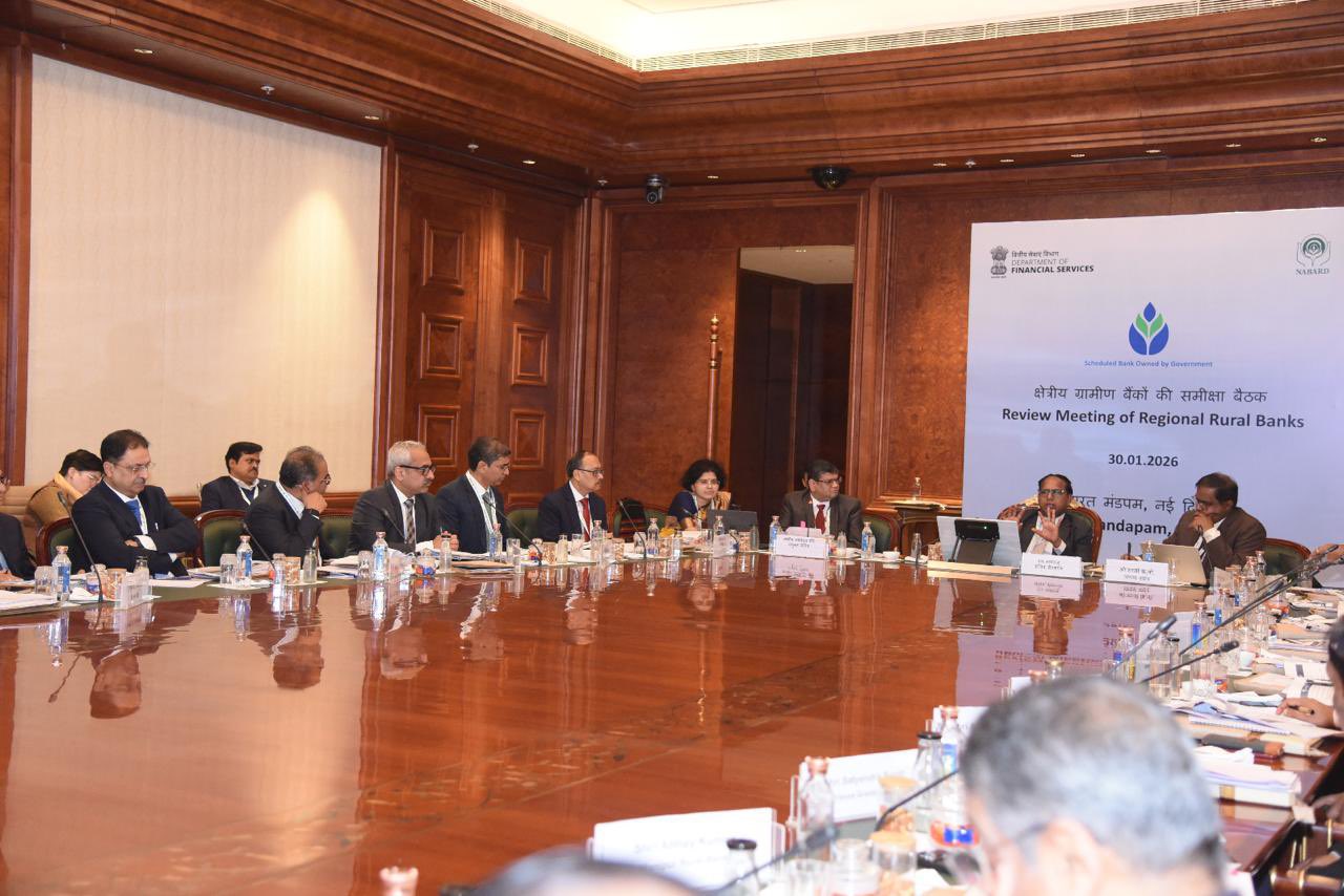 Financial Services Dept Secretary holds review meeting on Regional Rural Banks’ performance