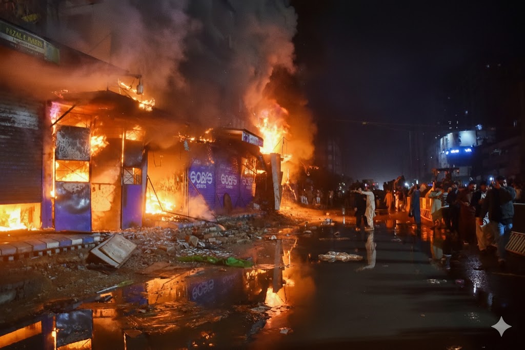 پاکستان کے شہر کراچی میں گُل پلازہ شاپنگ مال میں لگی آگ سے مرنے والوں کی تعداد بڑھ کر 14 تک پہنچ گئی ہے۔