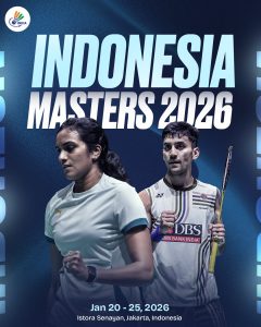 بیڈمنٹن میں انڈونیشیا ماسٹرس 2026 کے پری کوارٹر فائنل میں بھارتی بیڈمنٹن کھلاڑی آج اپنے جوہر دکھائیں گے۔