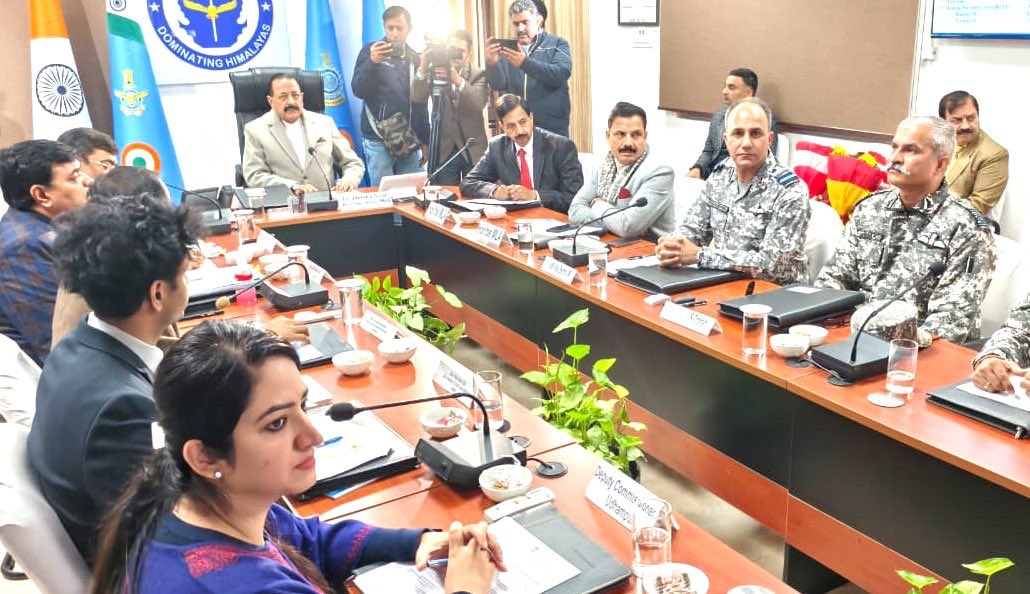 Union Minister Jitendra Singh announces start of Udhampur civil flights from interim IAF terminal