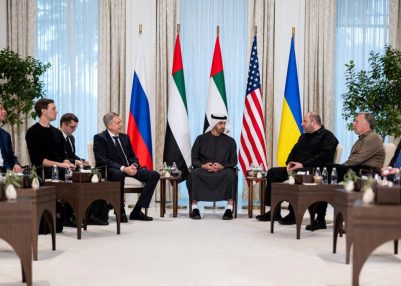 Representatives from Russia, Ukraine & US hold first round of peace talks in Abu Dhabi