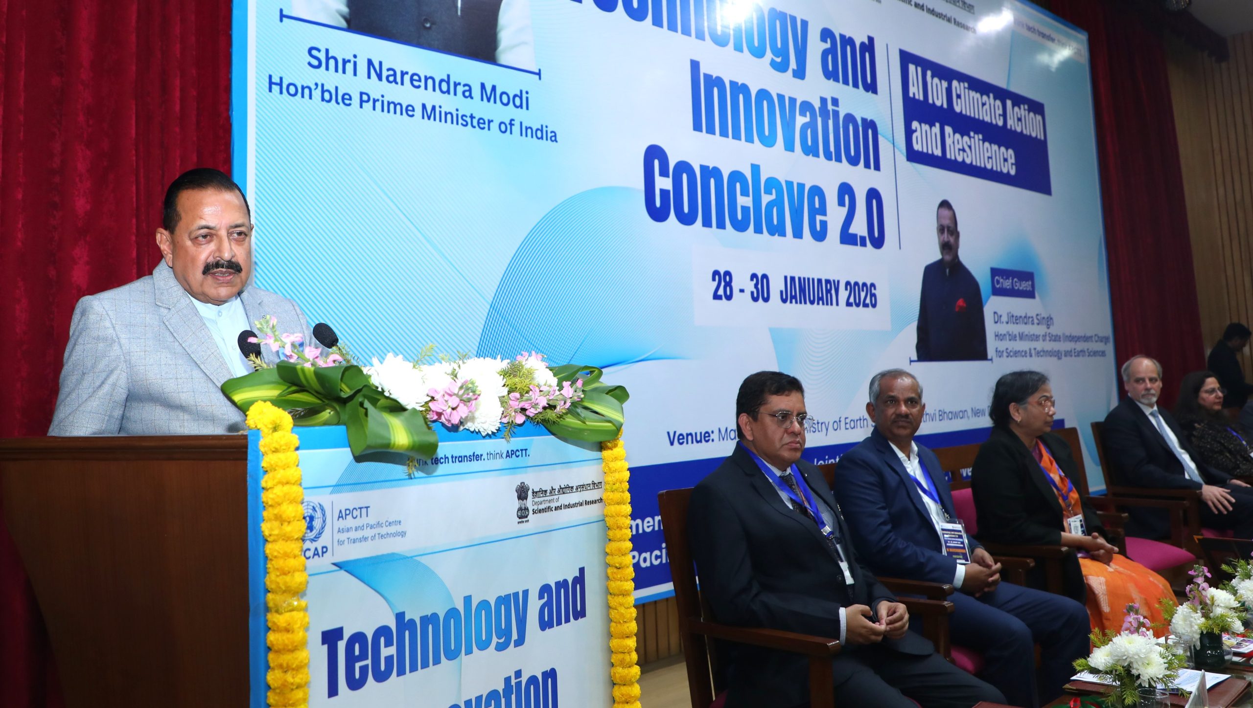 जलवायु परिवर्तन से निपटना वैश्विक सहयोग से ही संभव: विज्ञान और प्रौद्योगिकी राज्य मंत्री डॉ. जितेंद्र सिंह