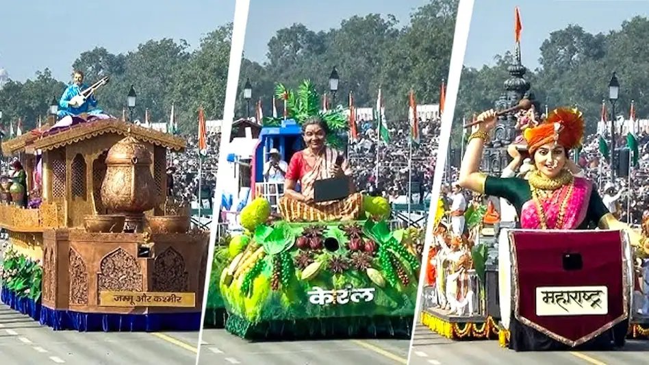 केन्‍द्रीय रक्षा राज्यमंत्री संजय सेठ ने नई दिल्ली में गणतंत्र दिवस परेड 2026 के सर्वश्रेष्ठ मार्चिंग दस्‍ता और सर्वश्रेष्ठ झांकी पुरस्कार प्रदान किए