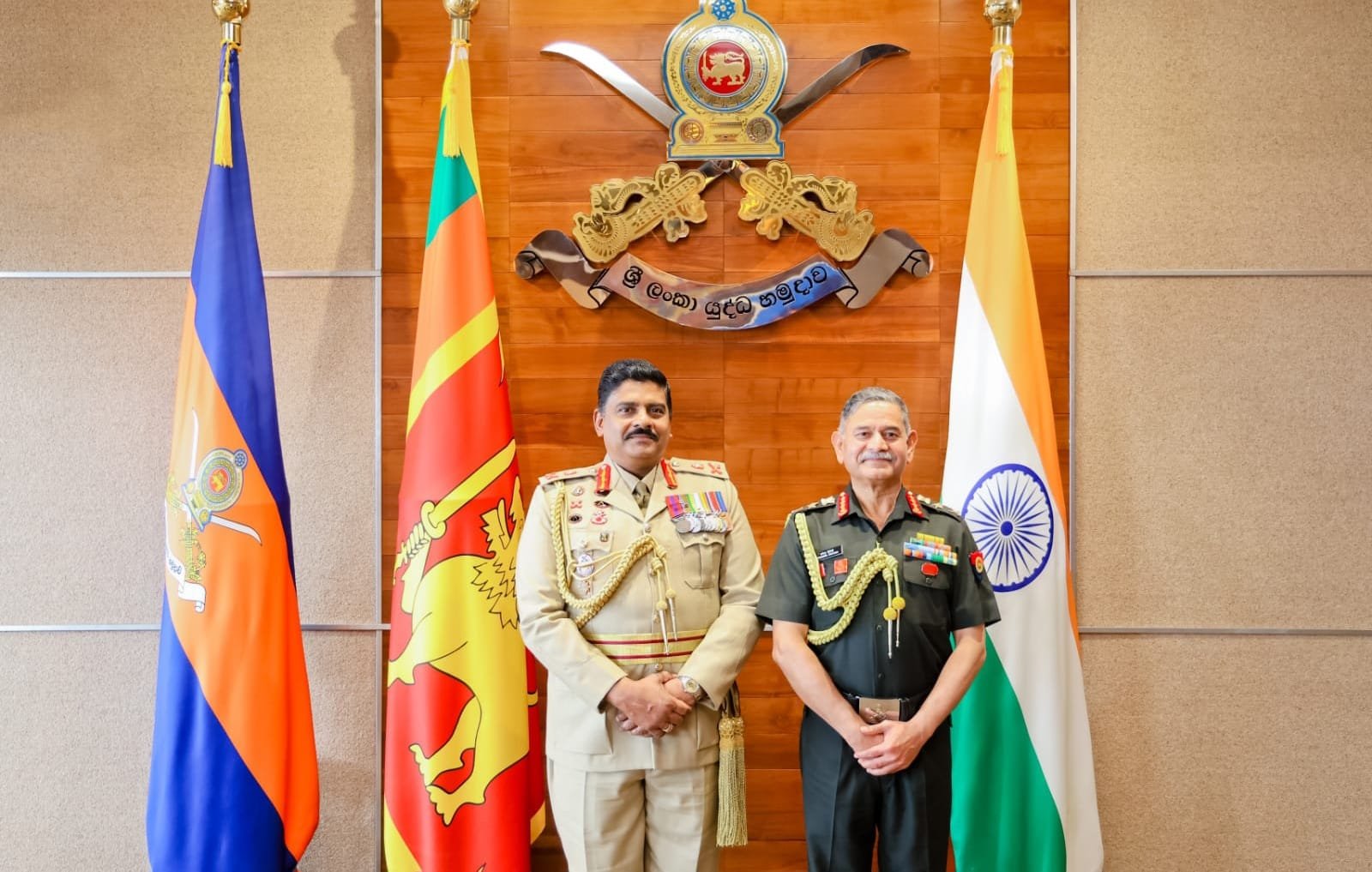 Chief of Army Staff General Upendra Dwivedi continues high-level engagements on 1st day of his official visit to Sri Lanka