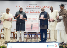 VP Radhakrishnan lauds ISKCON founder Srila Prabhupada for his contribution to society