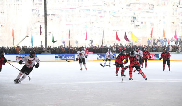 5th LG Cup Ice Hockey Tournament begins in Kargil