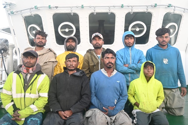 Indian Coast Guard intercepts Pakistani boat inside Indian waters in Arabian Sea