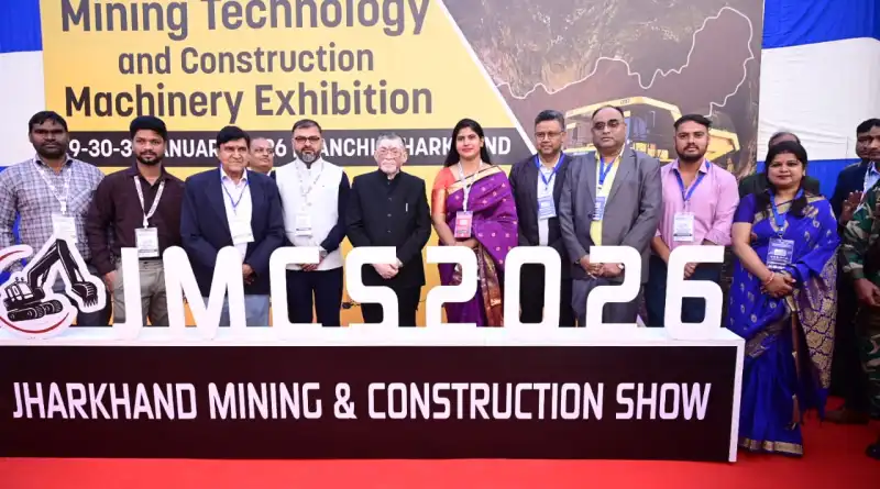 झारखंड: राज्यपाल संतोष कुमार गंगवार ने खनन और निर्माण प्रदर्शनी-2026 के दूसरे संस्करण का किया उद्घाटन