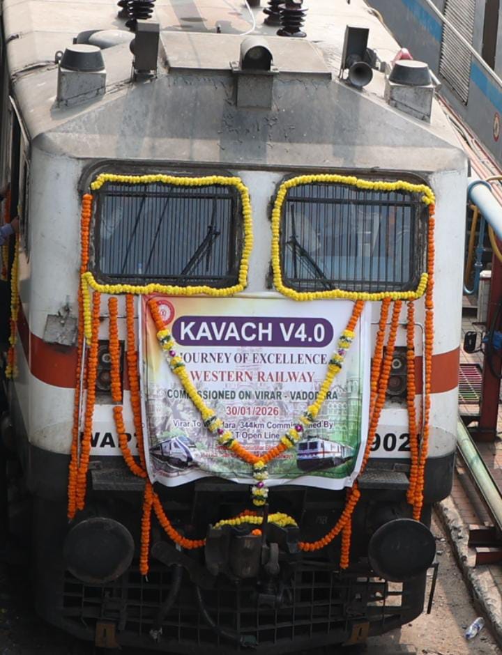 Indian Railways speeds up Kavach 4.0 safety rollout with 472 km commissioned across three sections