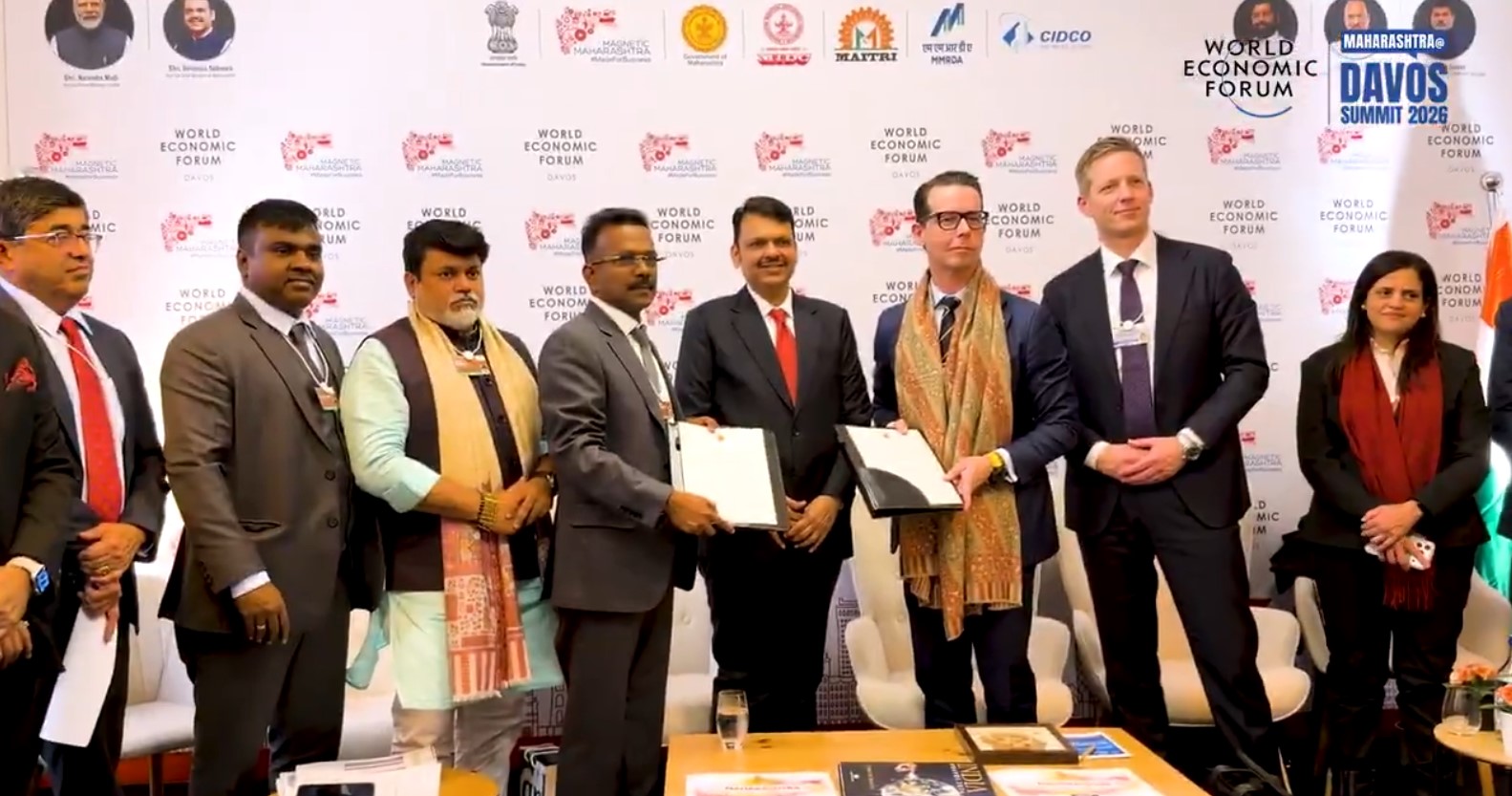 Maharashtra signs 19 MoUs worth 14.50 lakh crore at World Economic Forum in Davos 