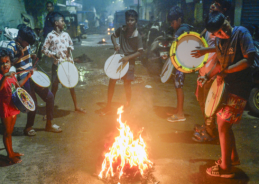 Bhogi is being celebrated with traditional fervour in Tamil Nadu & Telangana