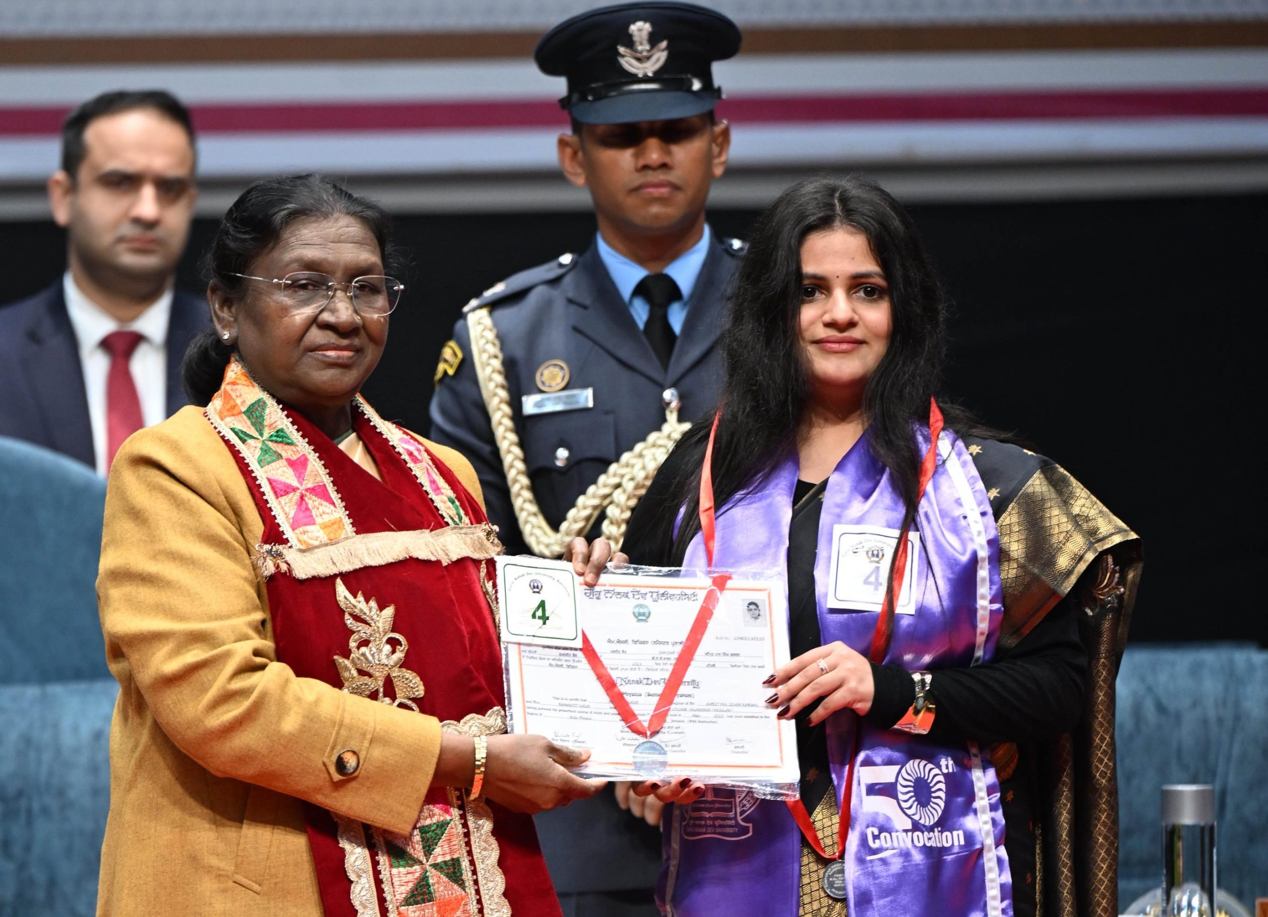 President Droupadi Murmu addresses 21st Convocation of Guru Nanak Dev University in Amritsar