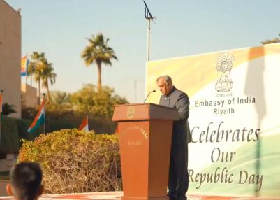 Embassy of India in Riyadh marks 77th Republic Day with ceremony attended by nearly 500 people, including Indian community