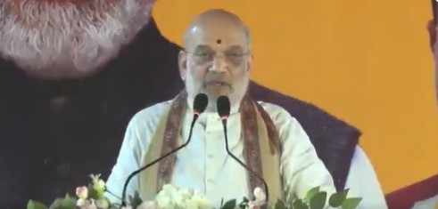 गृहमंत्री शाह ने प. बंगाल की तृणमूल कांग्रेस सरकार पर समाज को कमजोर करने का आरोप लगाया