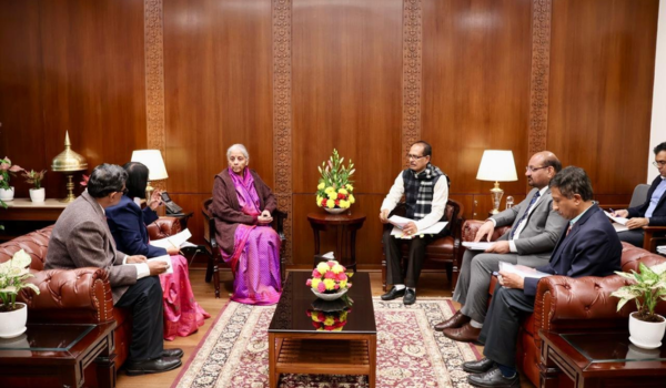 Union Minister Chouhan holds discussions with FM Sitharaman on agriculture & rural development ahead of Budget 