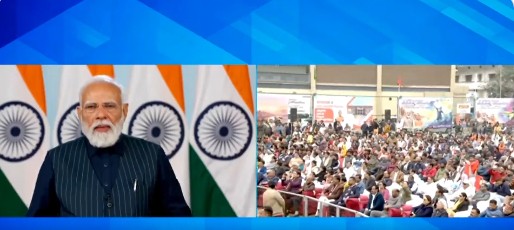 प्रधानमंत्री नरेंद्र मोदी ने उत्तर प्रदेश के वाराणसी में 72वें राष्ट्रीय वॉलीबॉल टूर्नामेंट का वर्चुअल माध्‍यम से शुभारंभ किया