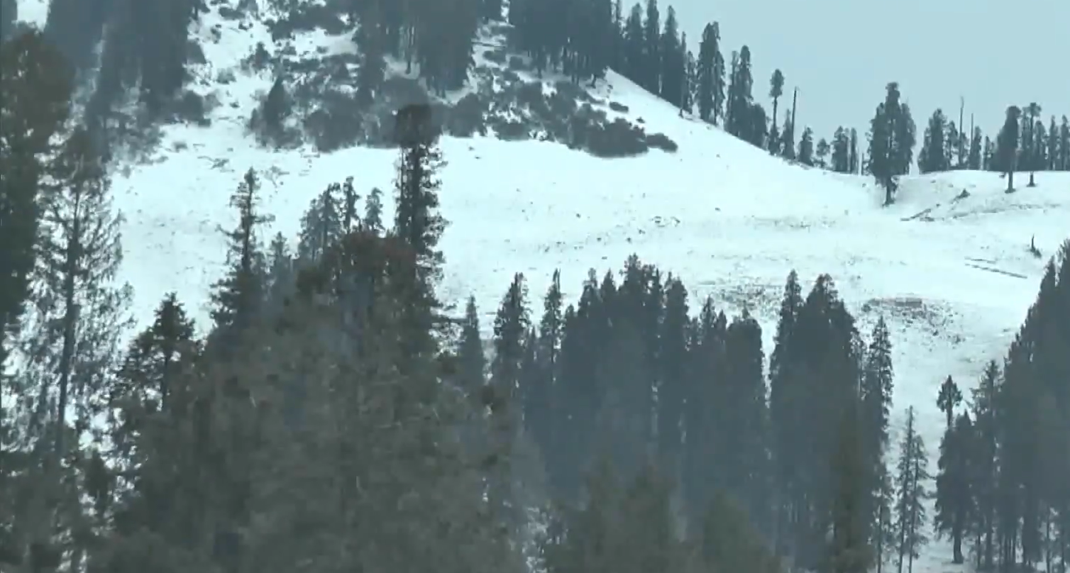 जम्मू-कश्मीर के ऊंचे इलाकों में हुई ताजा हिमपात ने पर्यटकों को मंत्रमुग्ध किया
