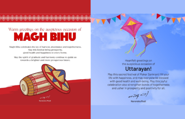 PM Modi extends greetings of Makar Sankranti, Uttarayan & Magh Bihu