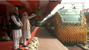 PM Modi flags off India’s first Vande Bharat Sleeper Train between Howrah & Guwahati