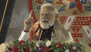 প্রধানমন্ত্ৰী নৰেন্দ্ৰ মোদীৰ কাজিৰঙা এলিভেটেড কৰিড’ৰৰ আধাৰশিলা স্থাপন