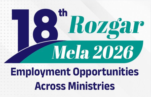 MoS for Rural Development Dr Chandrasekar Pemmasani hands over appointment letters at 18th Rozgar Mela in Tamil Nadu