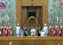 Union Minister Kiren Rijiju criticises opposition over its conduct during President’s address