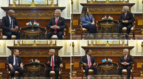 डॉ. एस. जयशंकर ने अरब लीग के सदस्य देशों के विदेश मंत्रियों के साथ की द्विपक्षीय वार्ता