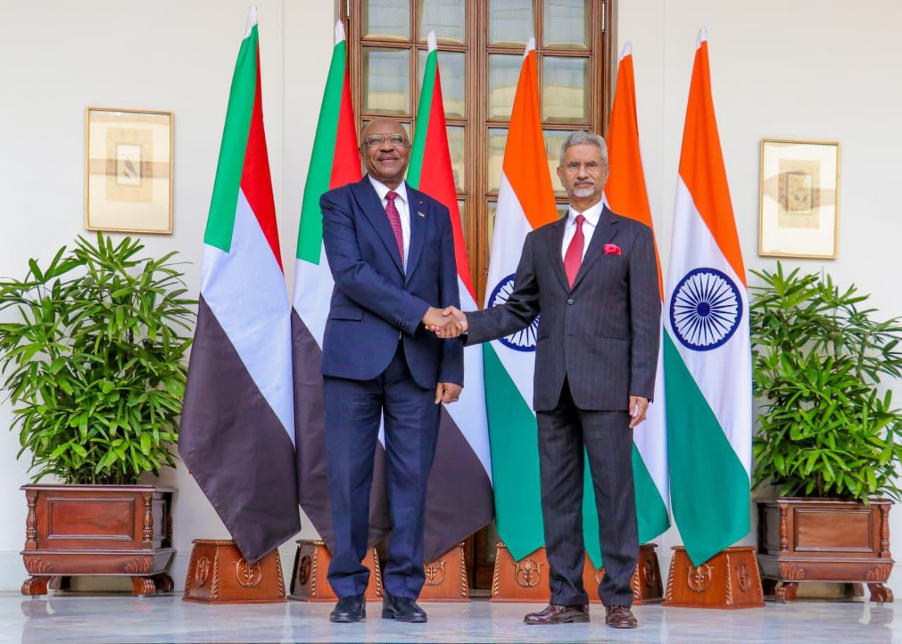 EAM Dr S Jaishankar holds meeting with his Sudan counterpart, Salim Ahmed Ibrahim, in New Delhi