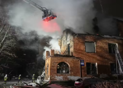 Ukrainian drone strike kills one in Russia’s Voronezh, damages homes and school